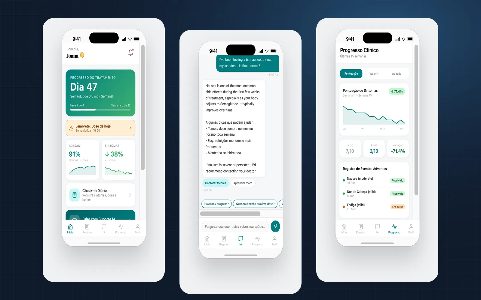 Hand in Hand: Companheiro de tratamento com medicamentos GLP-1
