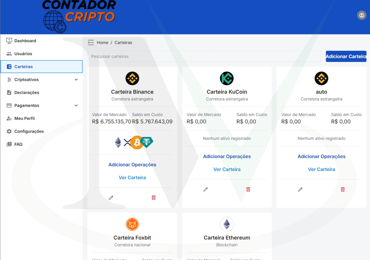 Geração de Relatórios